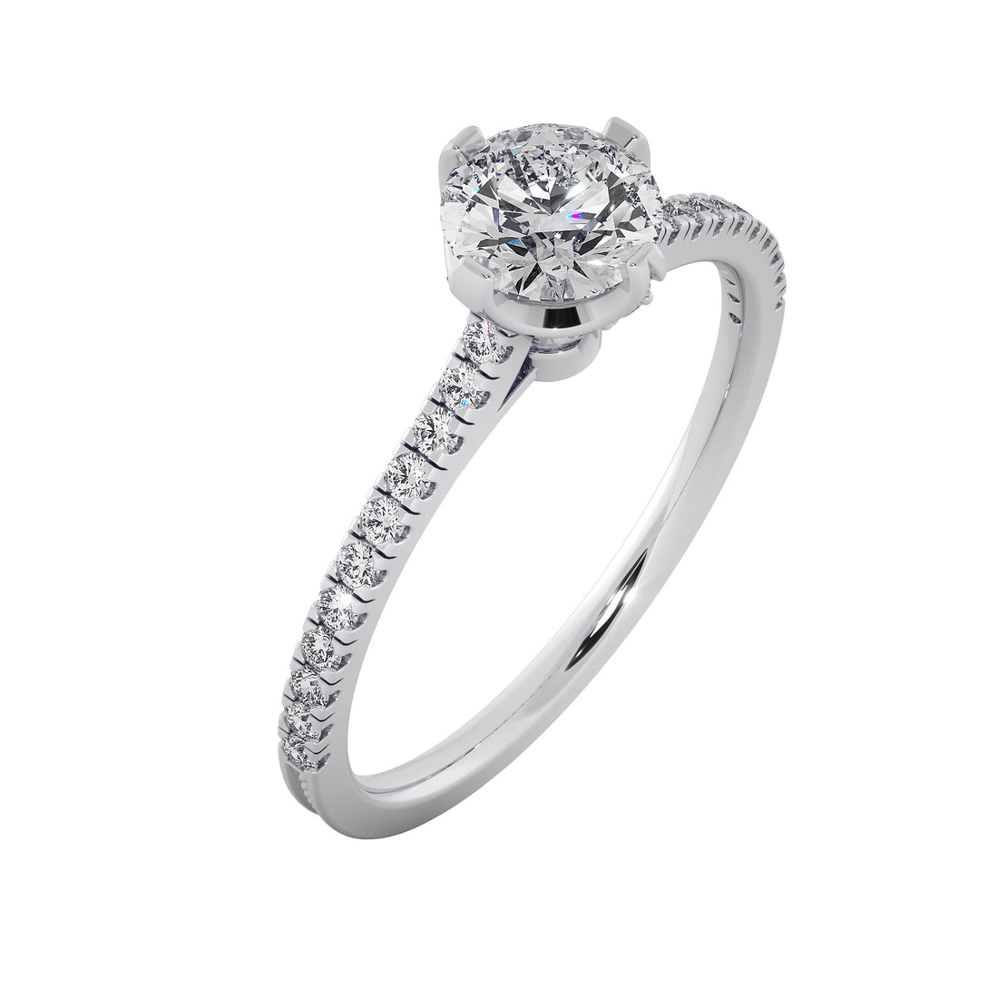 Round Diamond Solitaire Engagement Ring