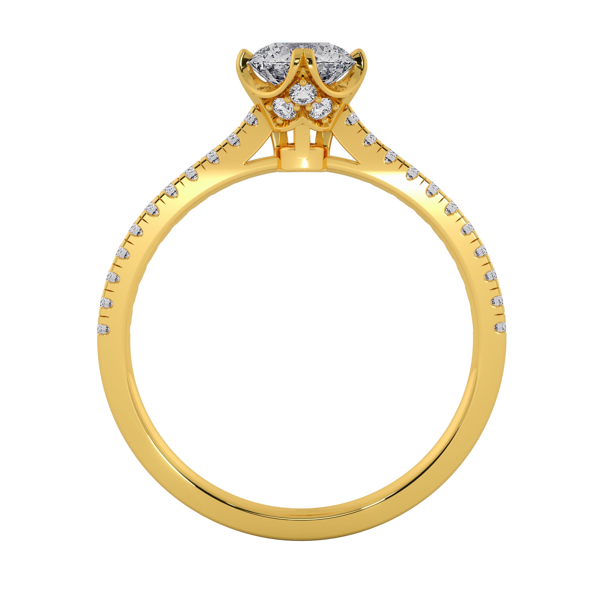 Round Diamond Solitaire Engagement Ring