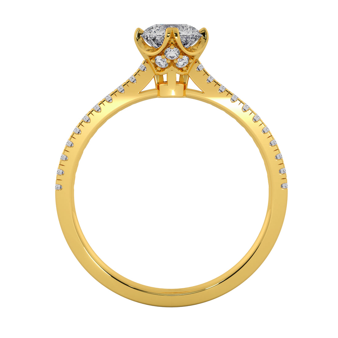 Round Diamond Solitaire Engagement Ring