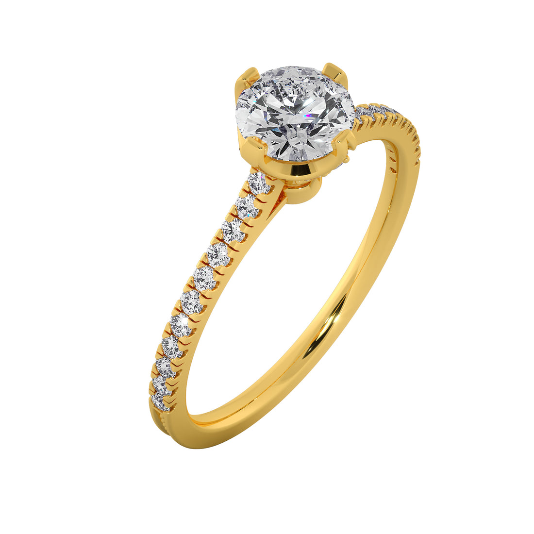 Round Diamond Solitaire Engagement Ring