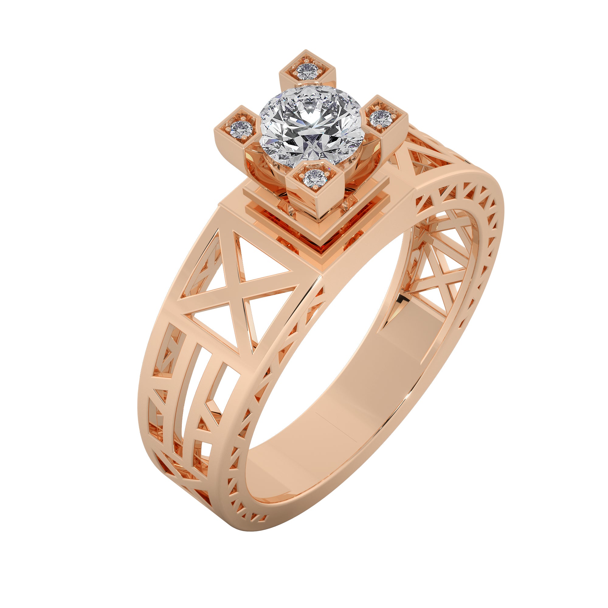 Everlasting Grace Round Diamond Ring