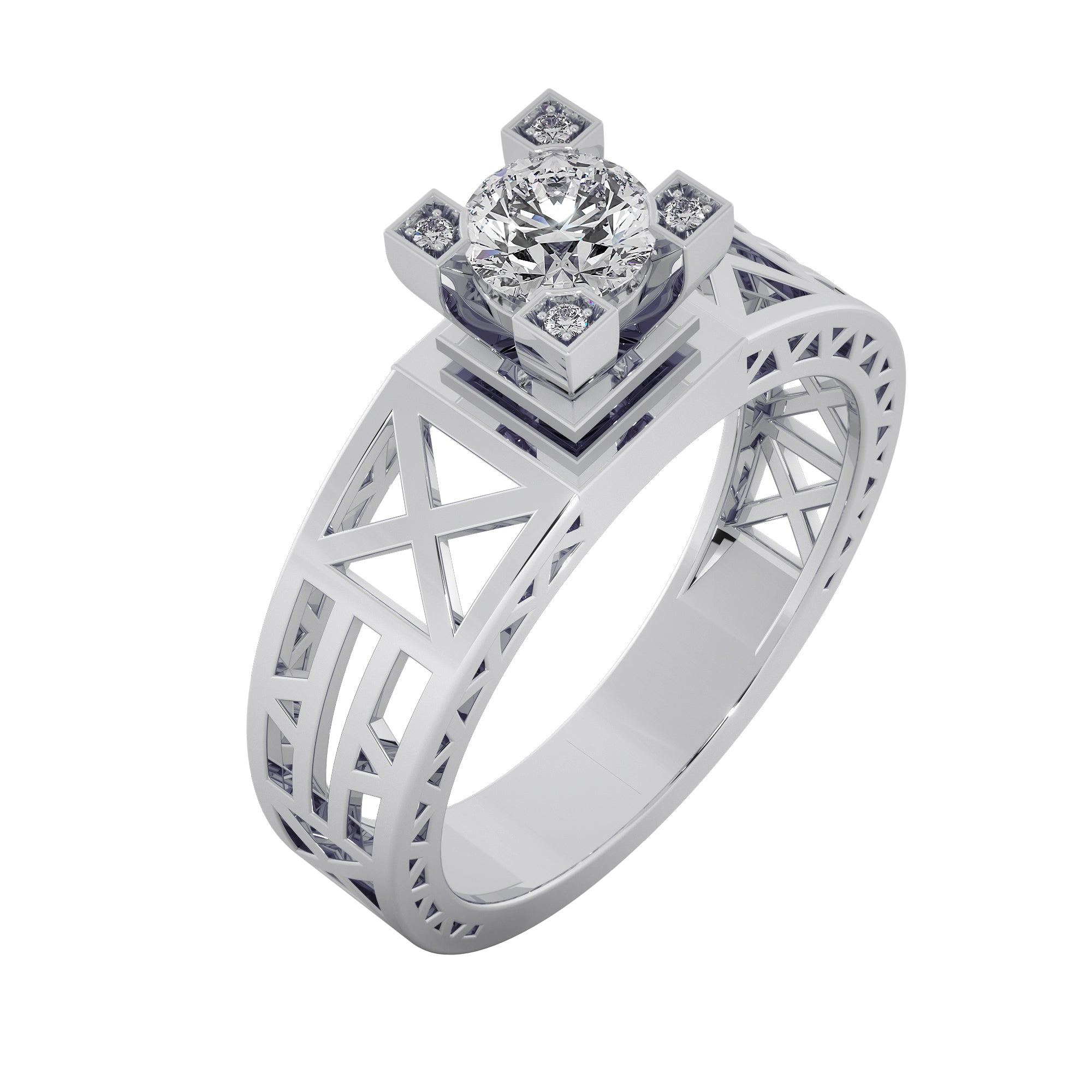 Everlasting Grace Round Diamond Ring