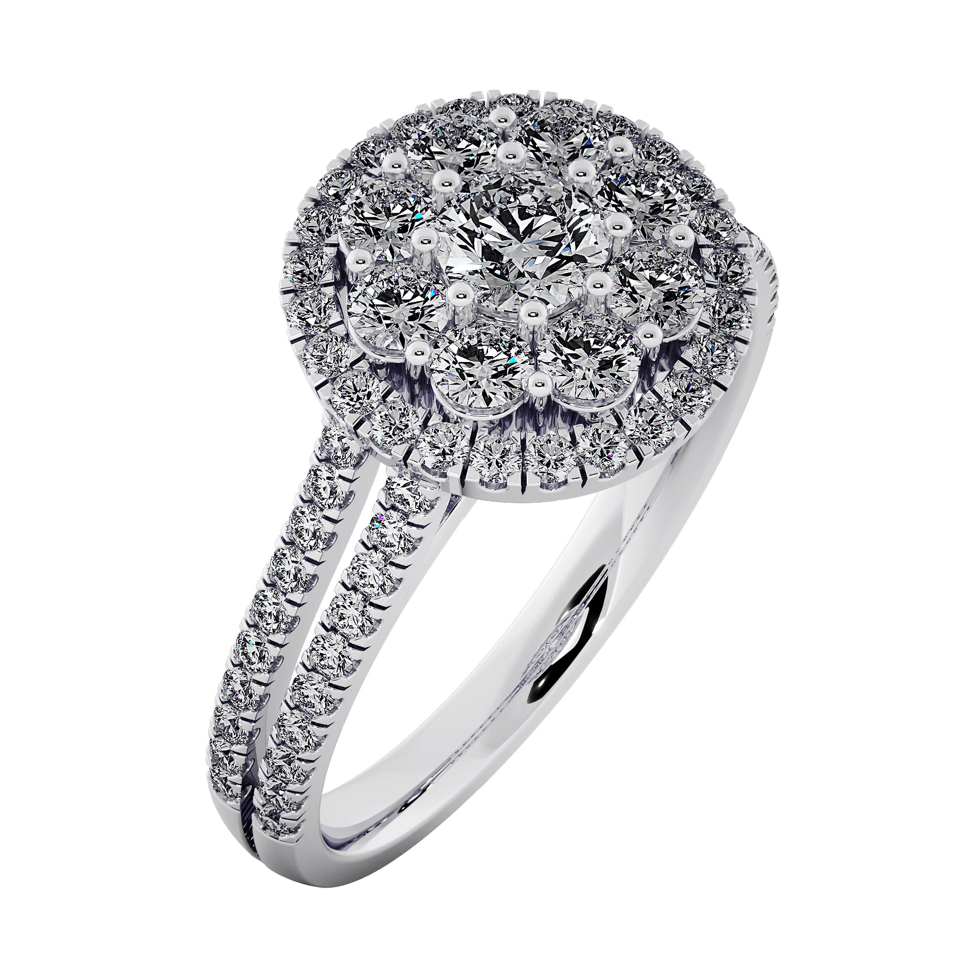 Garden Elegance Diamond Engagement Ring