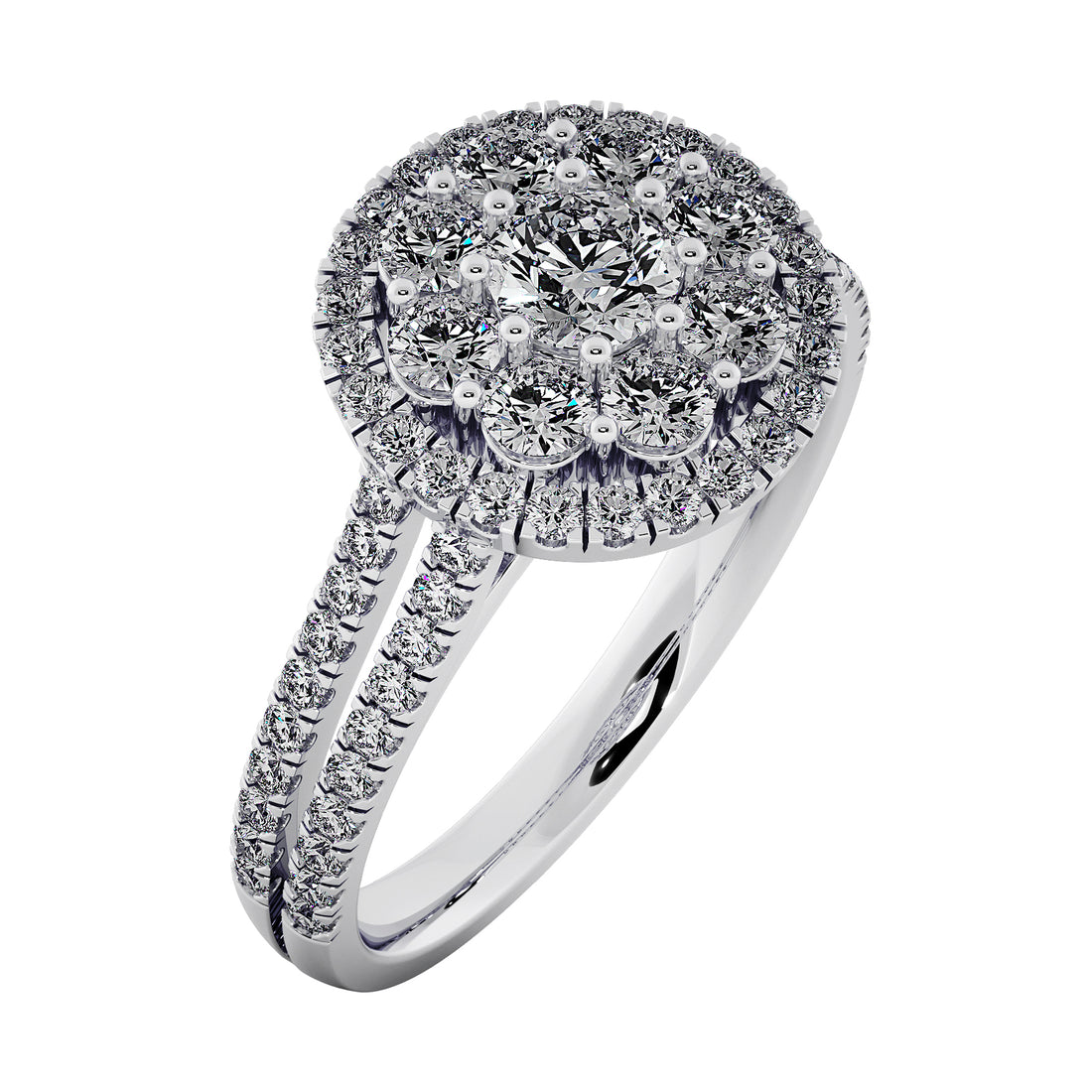 Garden Elegance Diamond Engagement Ring