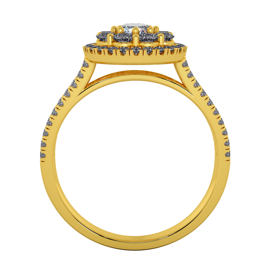 Garden Elegance Diamond Engagement Ring