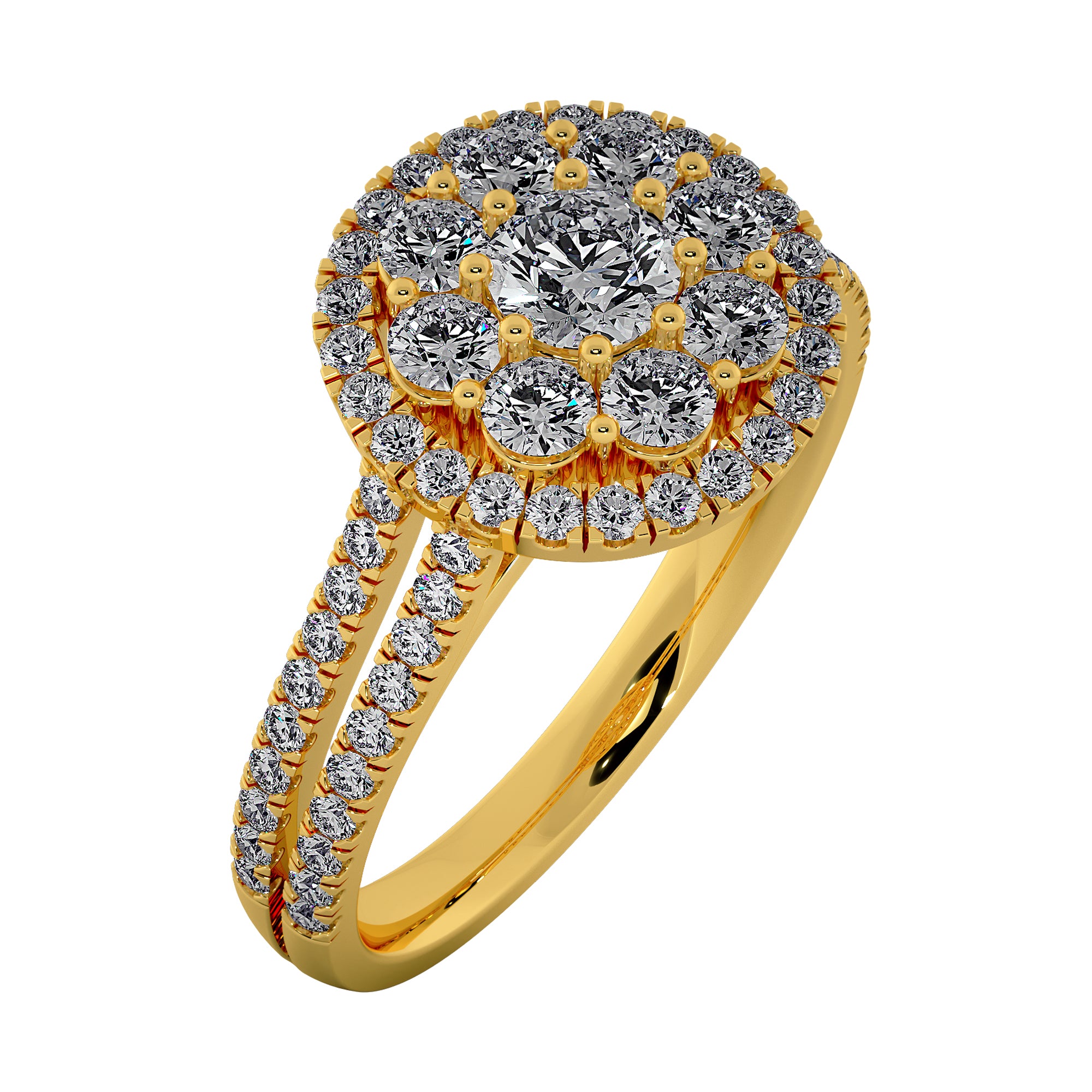 Garden Elegance Diamond Engagement Ring