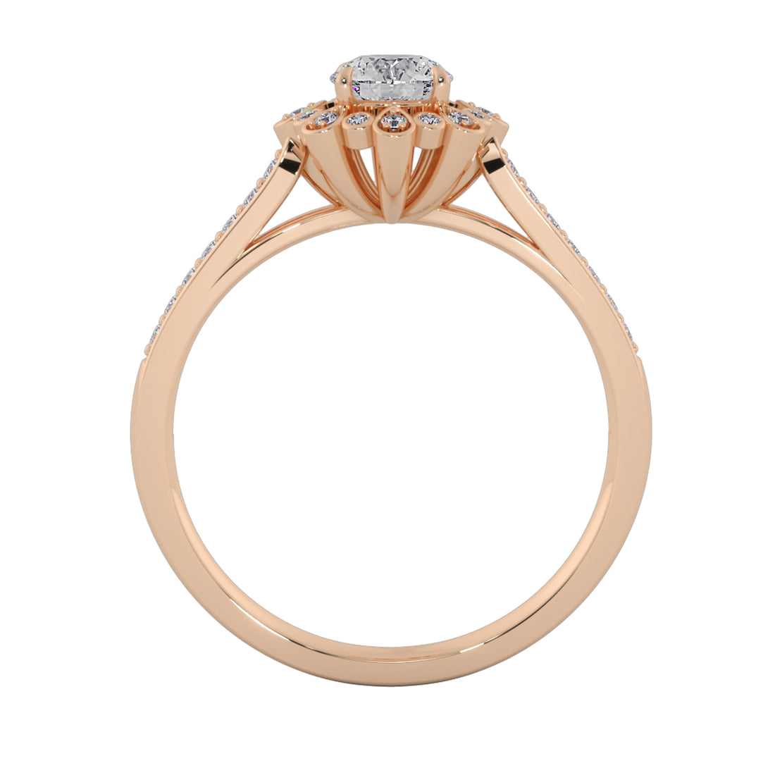 Empress Bloom Diamond Engagement Ring