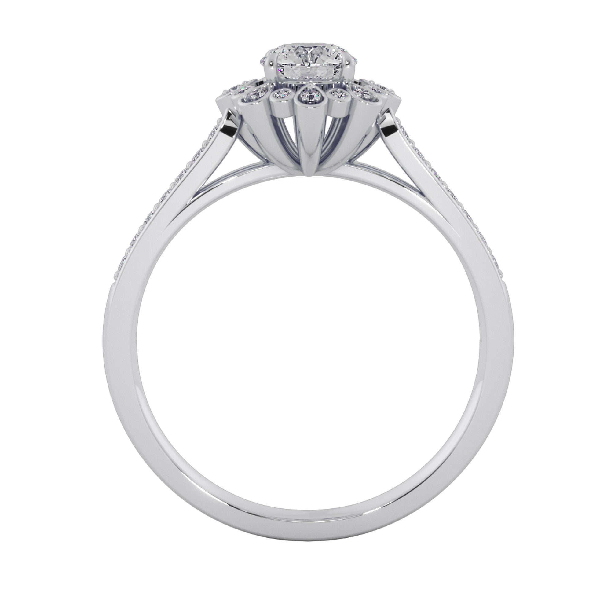Empress Bloom Diamond Engagement Ring
