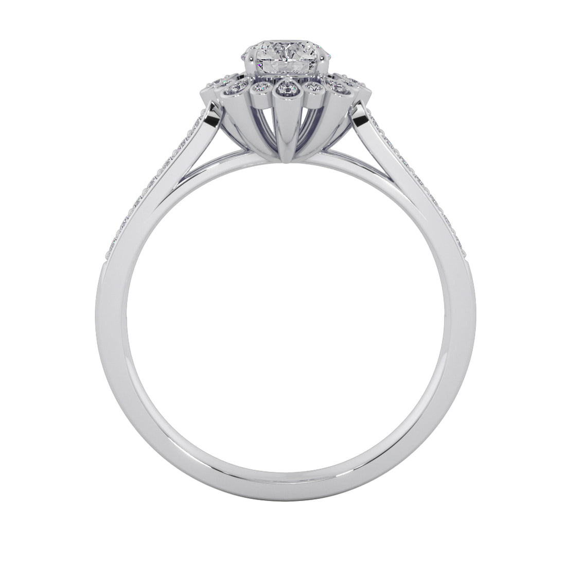 Empress Bloom Diamond Engagement Ring