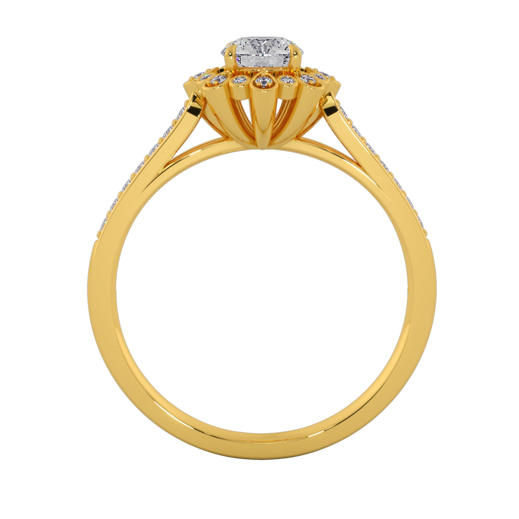 Empress Bloom Diamond Engagement Ring