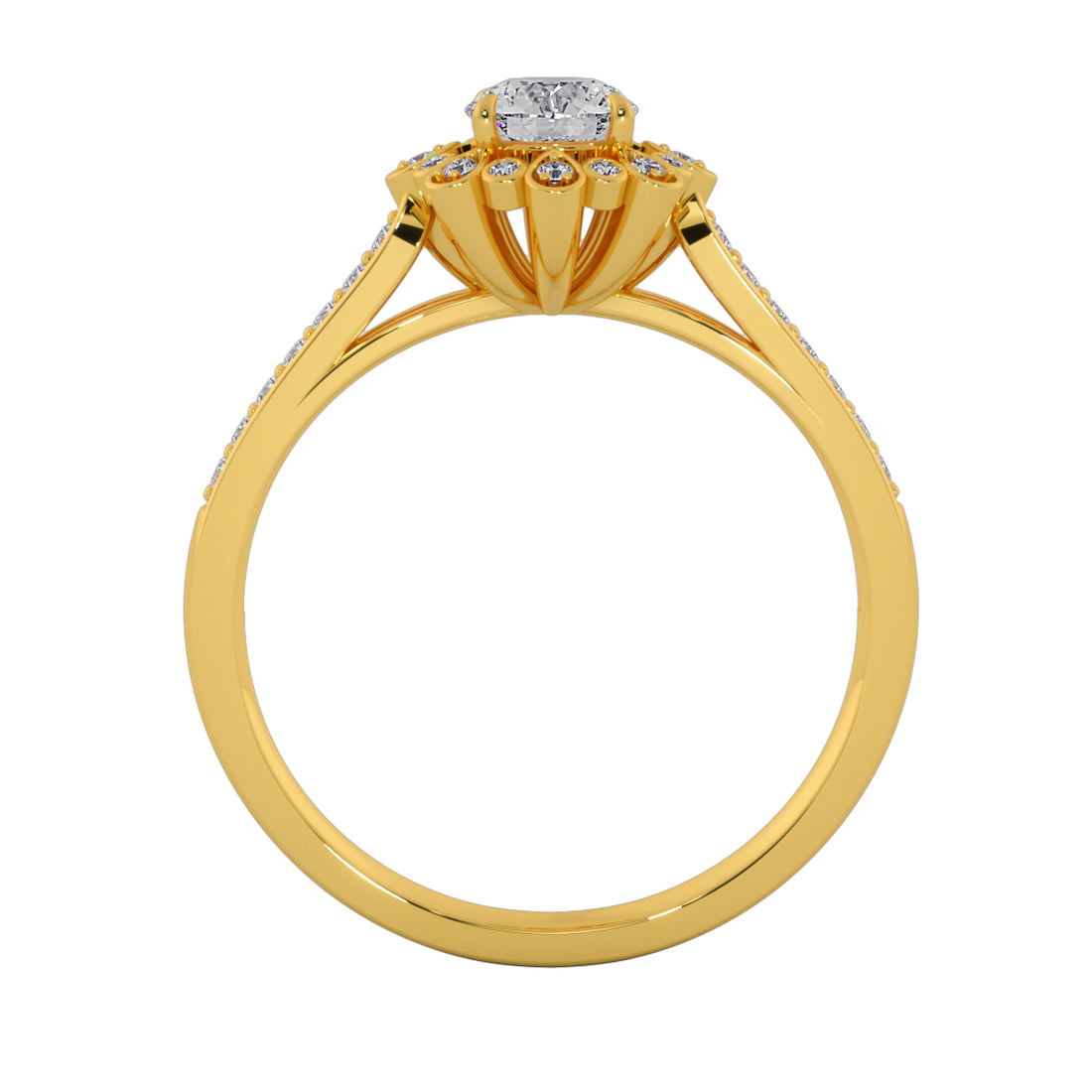 Empress Bloom Diamond Engagement Ring