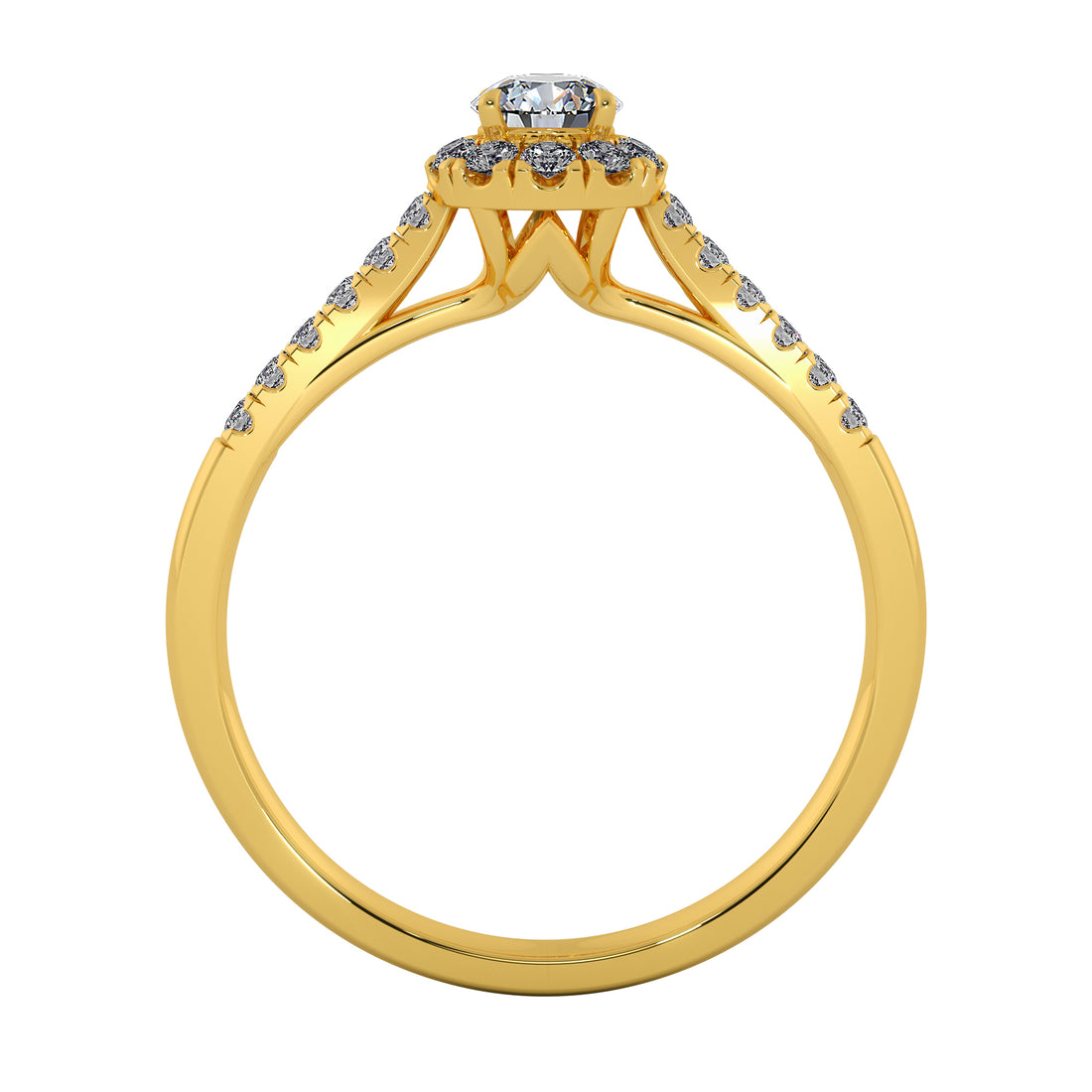 Solenne Lab Grown Diamond Ring – Luxe Bloom Halo Engagement Ring
