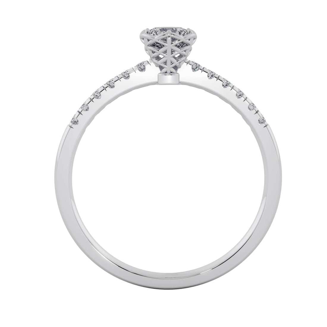 Roséa Lab Grown Diamond Ring – Sculpted Bloom Engagement Ring