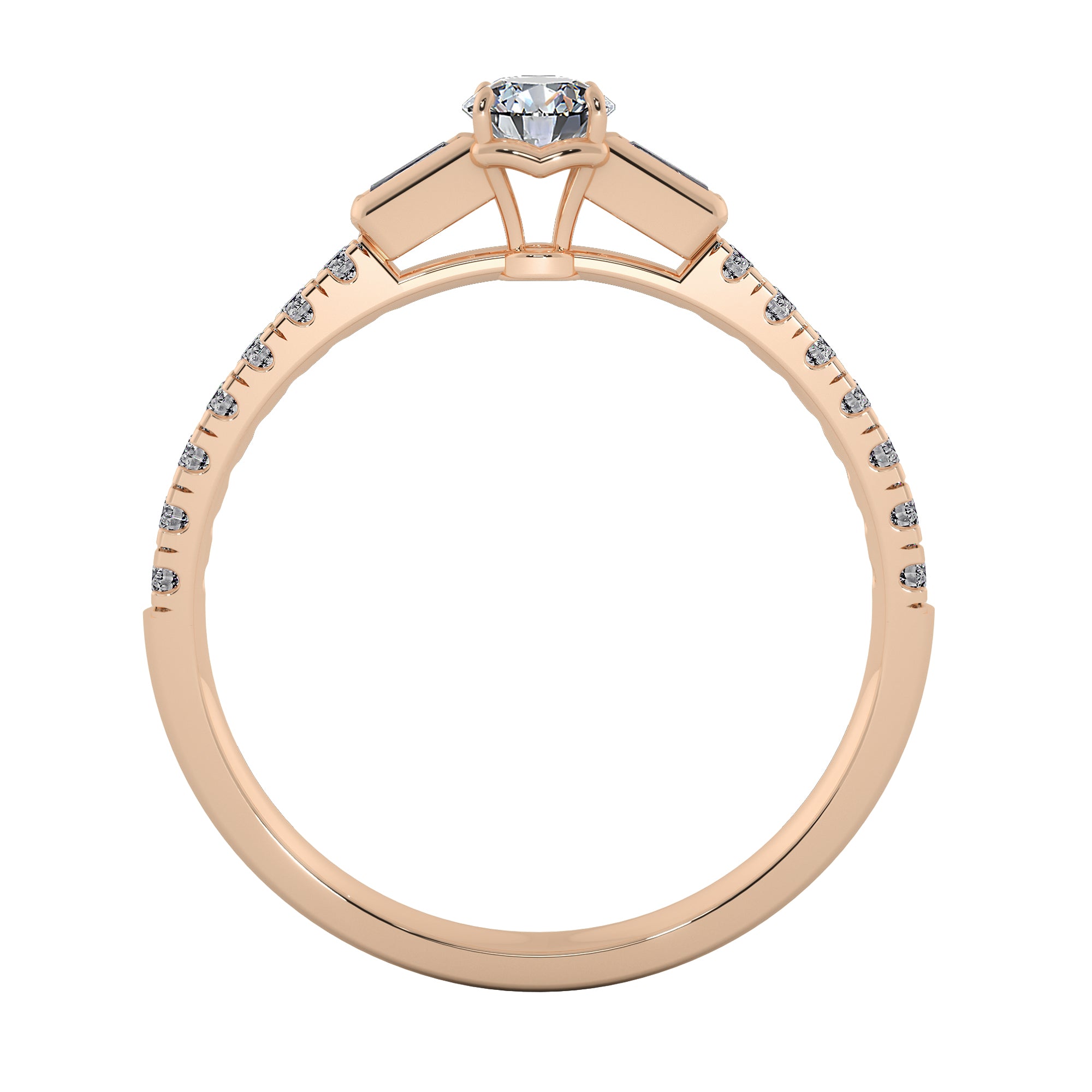 Veyra Lab Grown Diamond Ring – Modern Luxe Engagement Ring