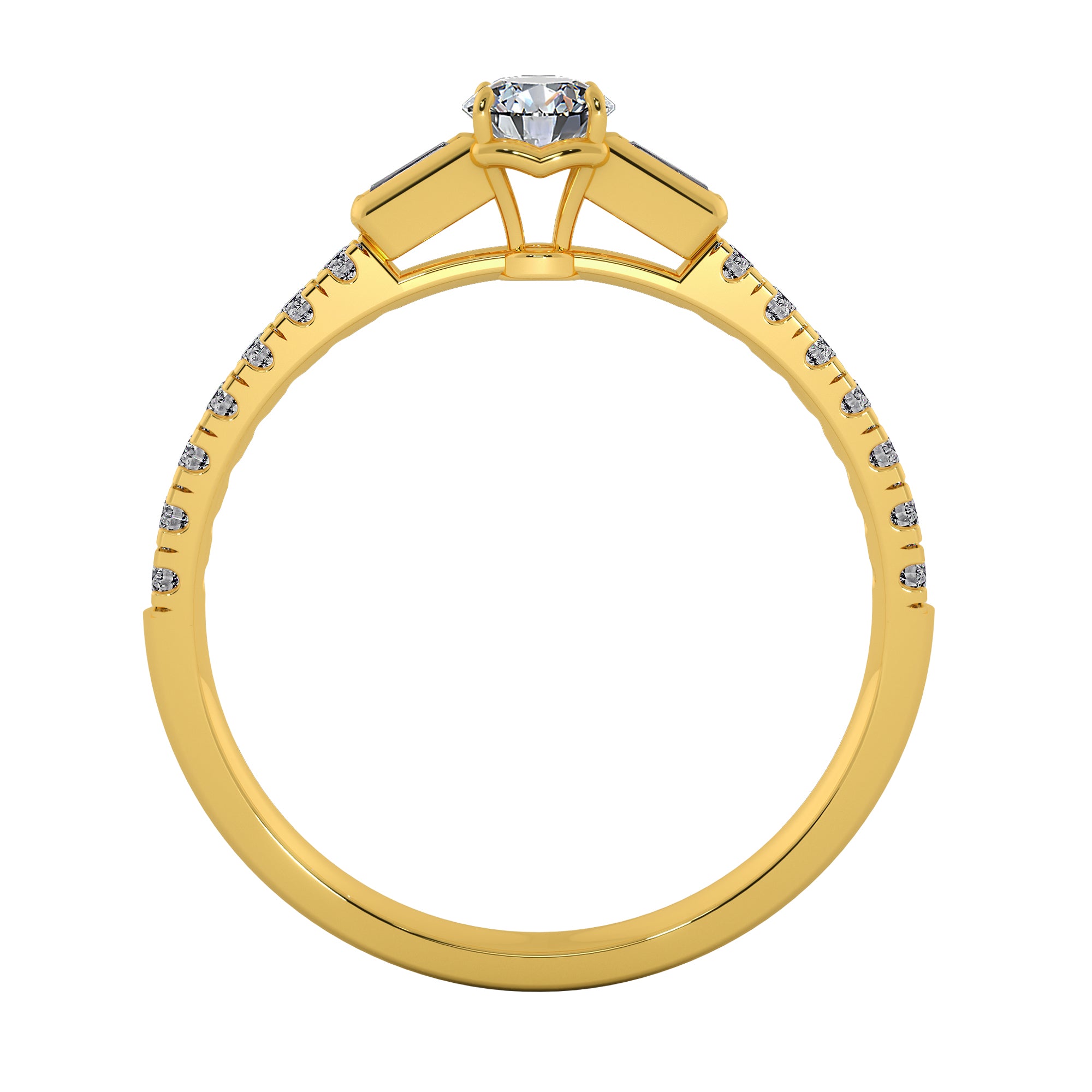 Veyra Lab Grown Diamond Ring – Modern Luxe Engagement Ring