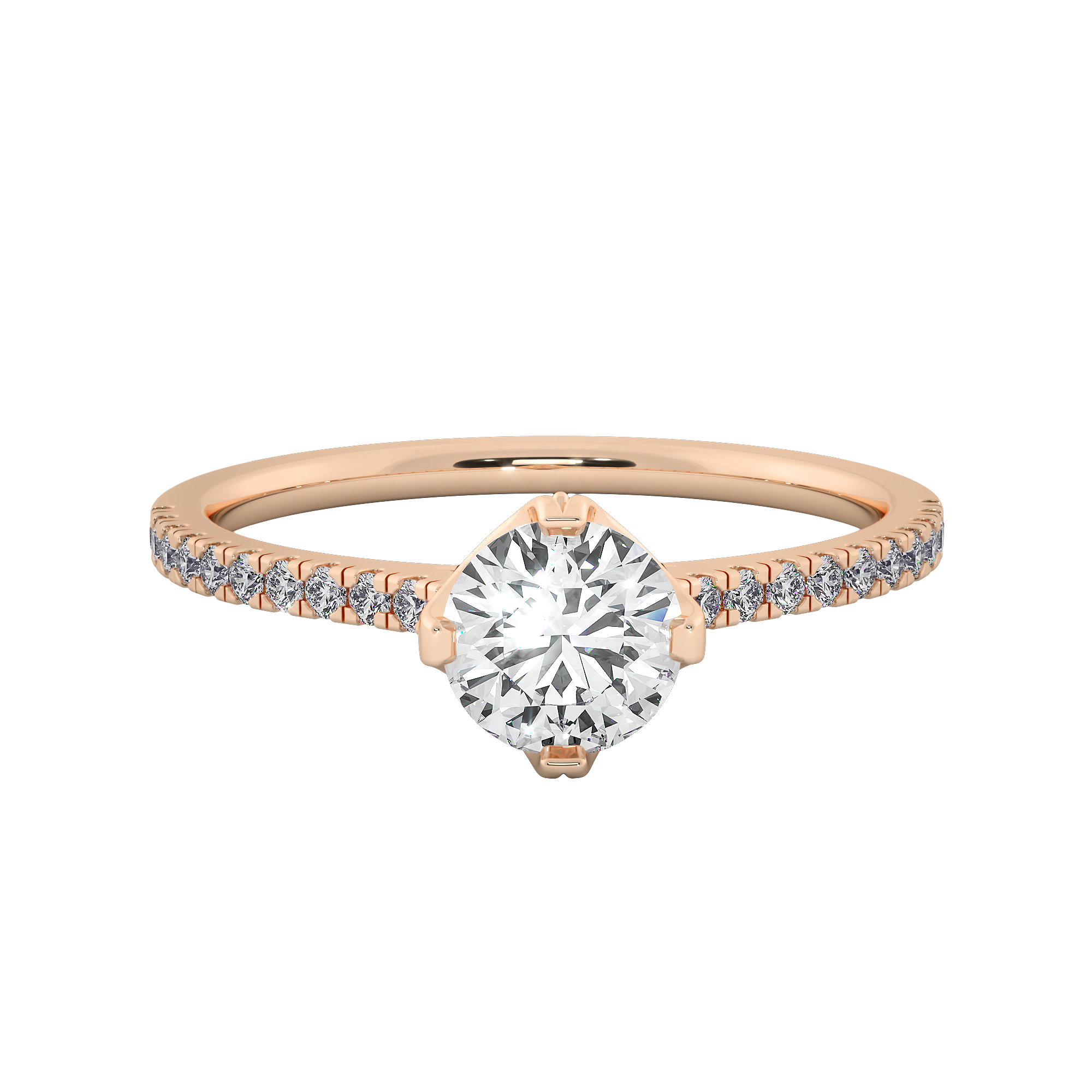 Round Diamond Solitaire Engagement Ring