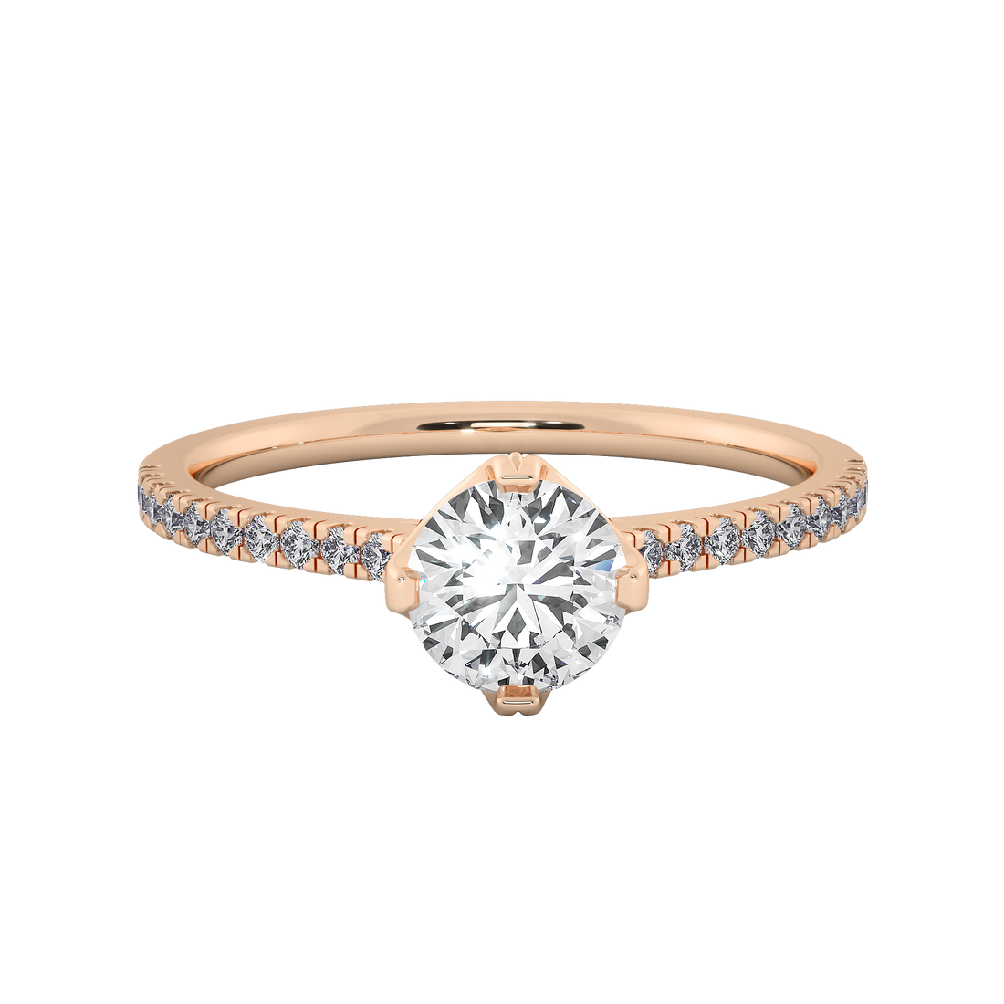 Round Diamond Solitaire Engagement Ring