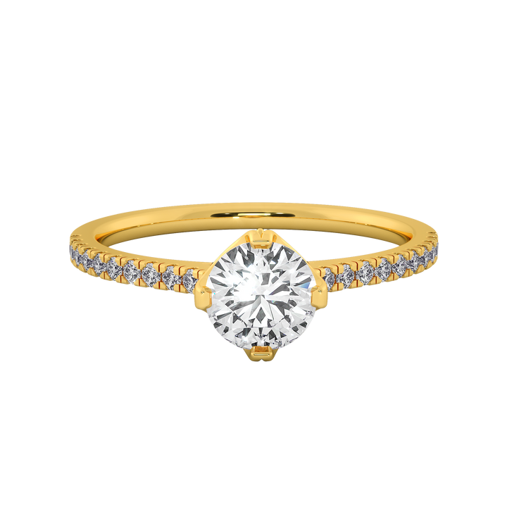 Round Diamond Solitaire Engagement Ring