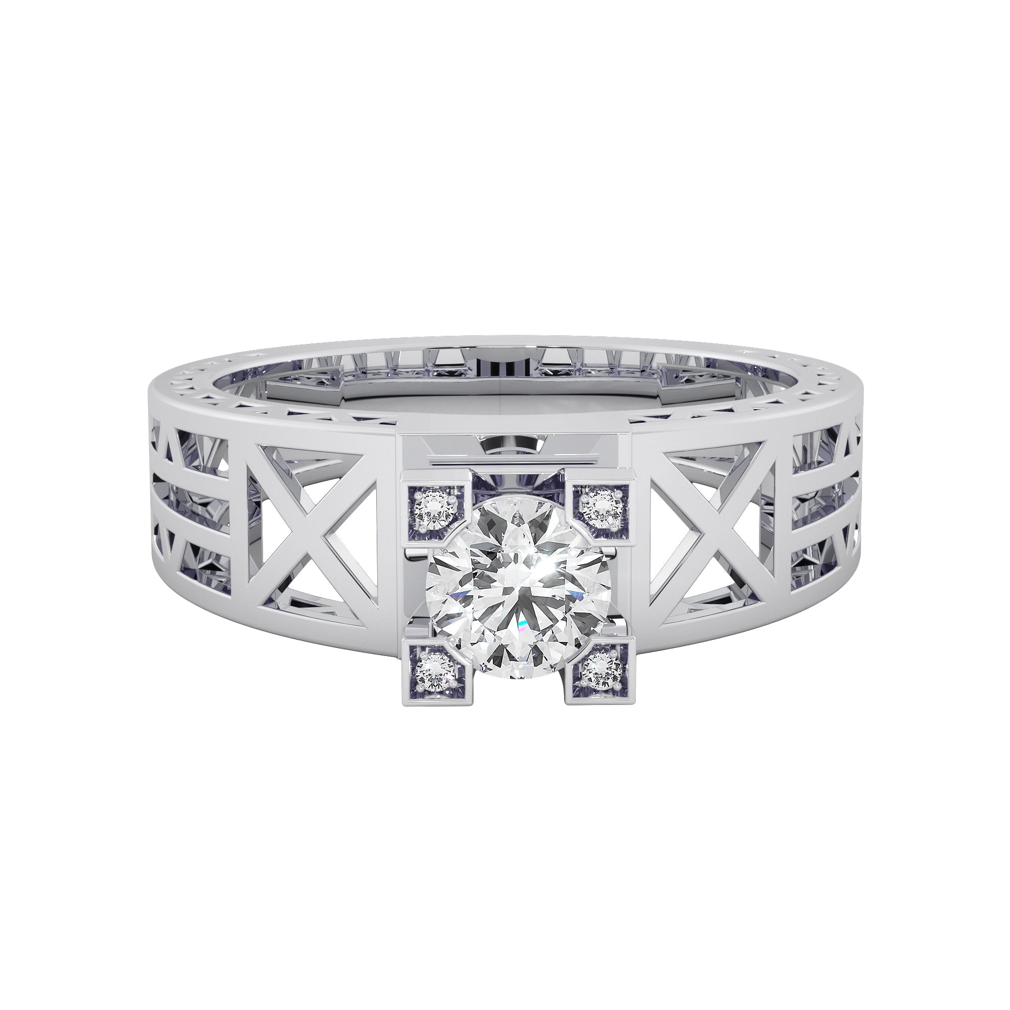 Everlasting Grace Round Diamond Ring