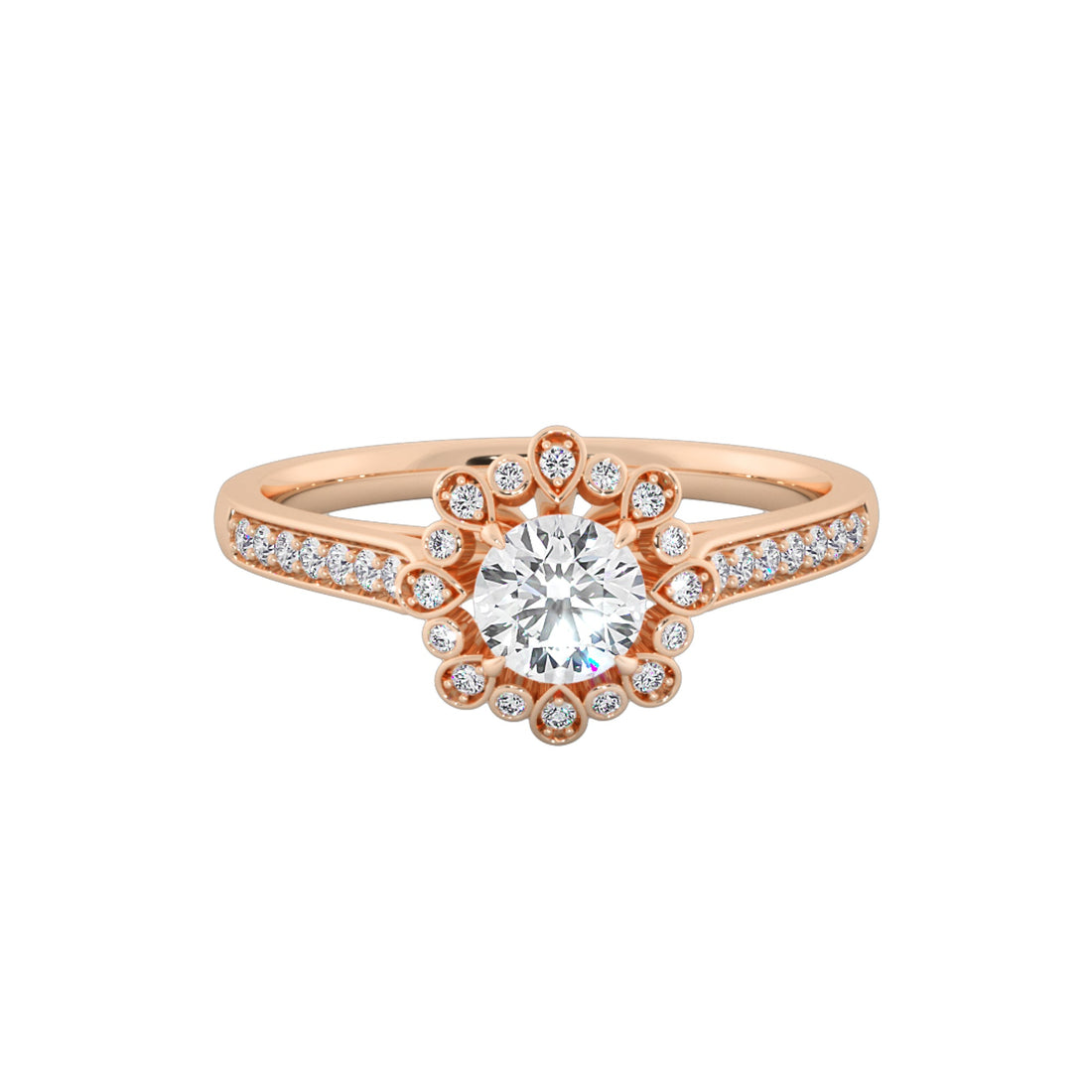 Empress Bloom Diamond Engagement Ring