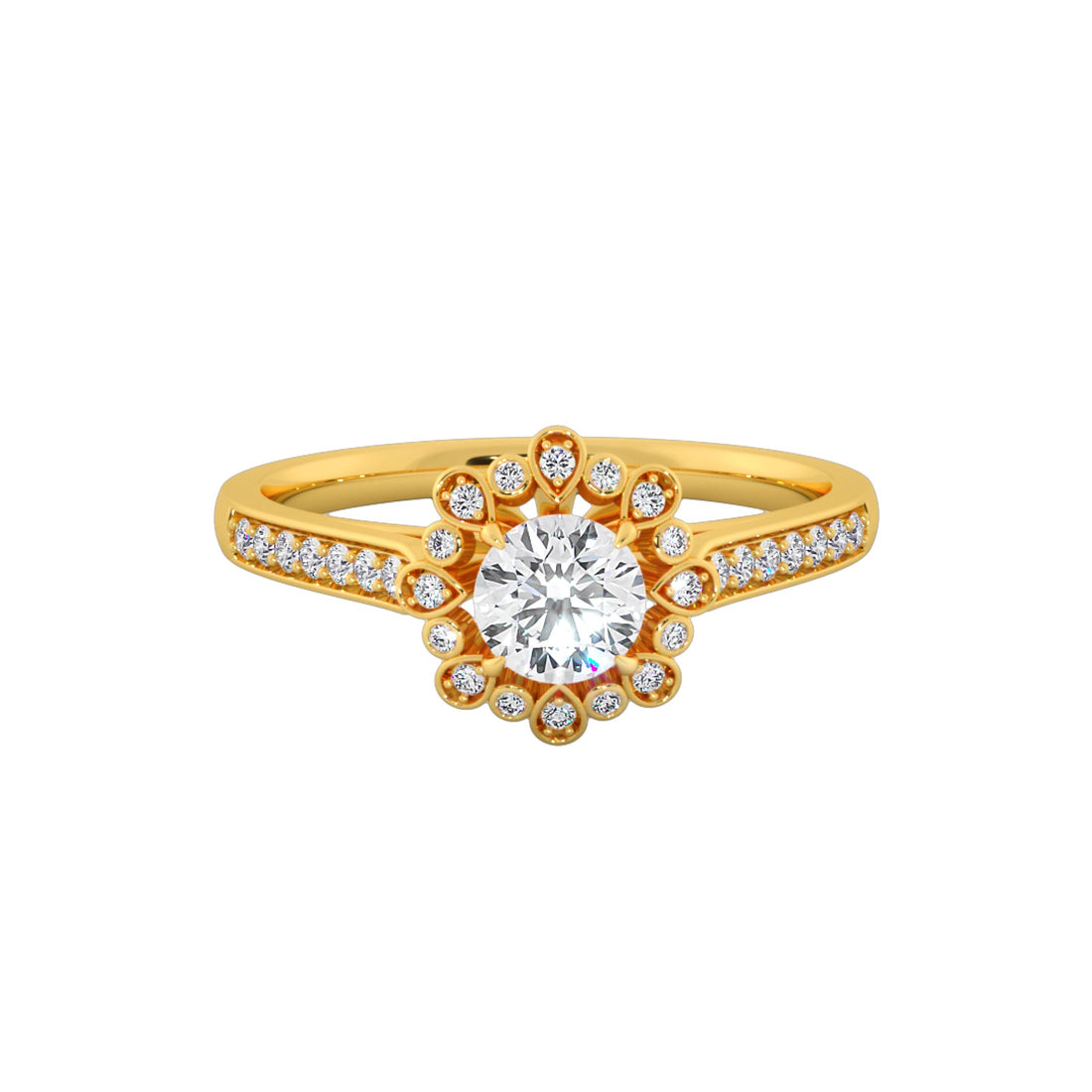 Empress Bloom Diamond Engagement Ring