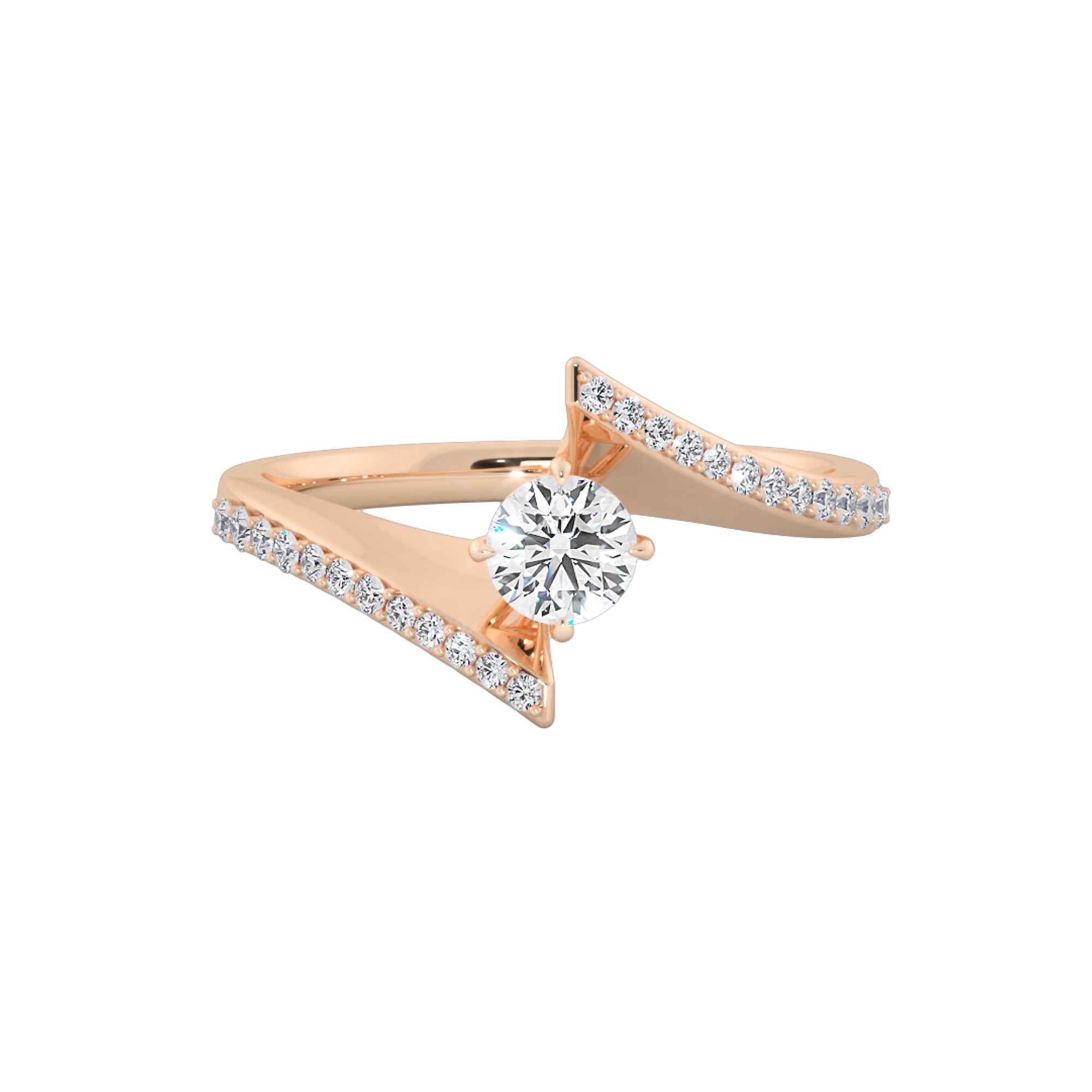 Royal Lace Halo Diamond Ring