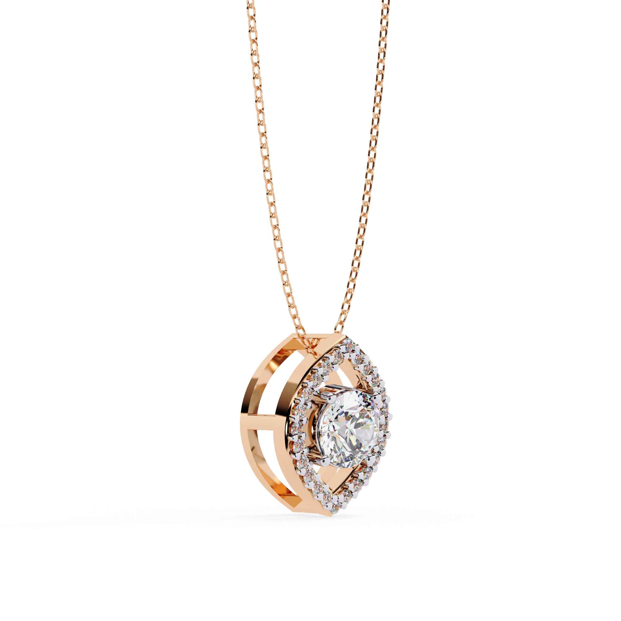 
Sacred Round Diamond Pendant

