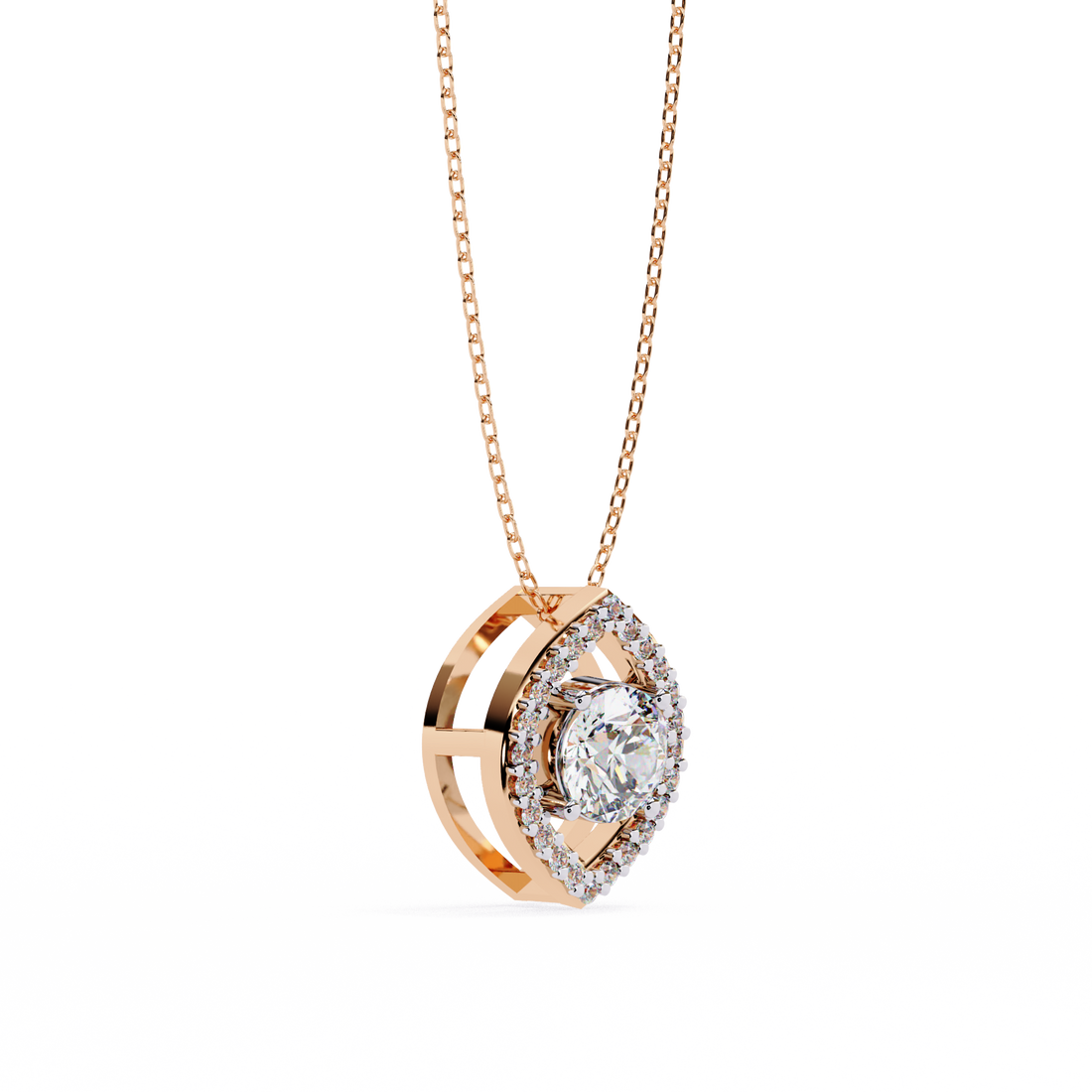 
Sacred Round Diamond Pendant
