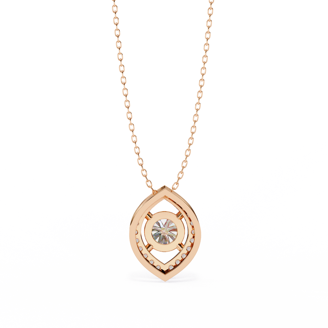 
Sacred Round Diamond Pendant
