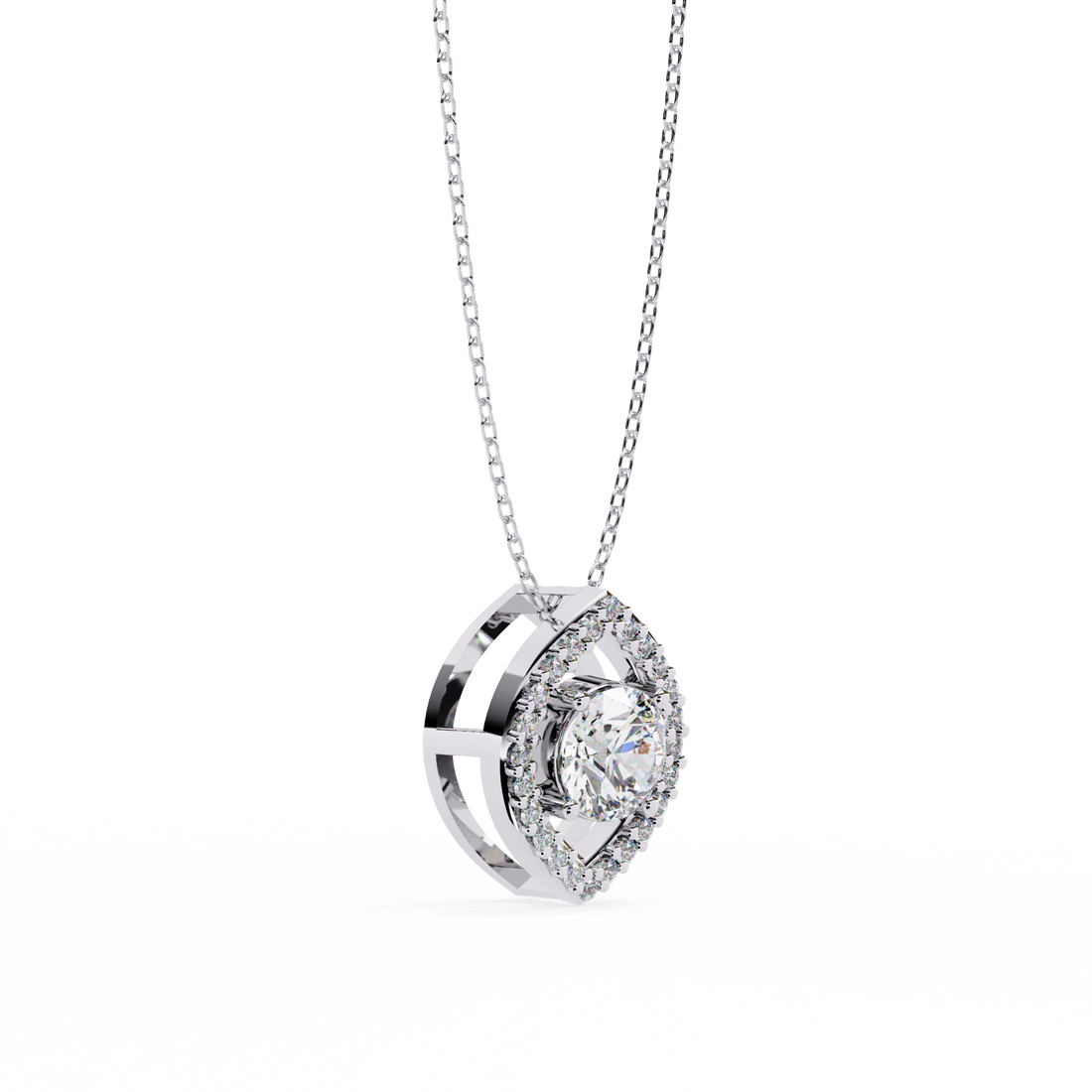 
Sacred Round Diamond Pendant
