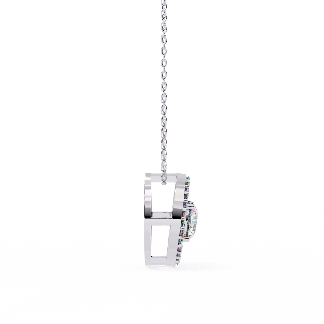 
Sacred Round Diamond Pendant
