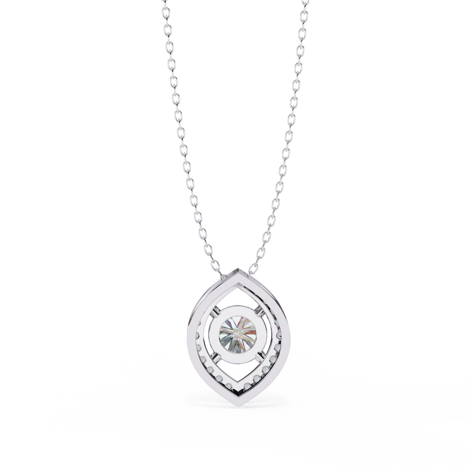 
Sacred Round Diamond Pendant
