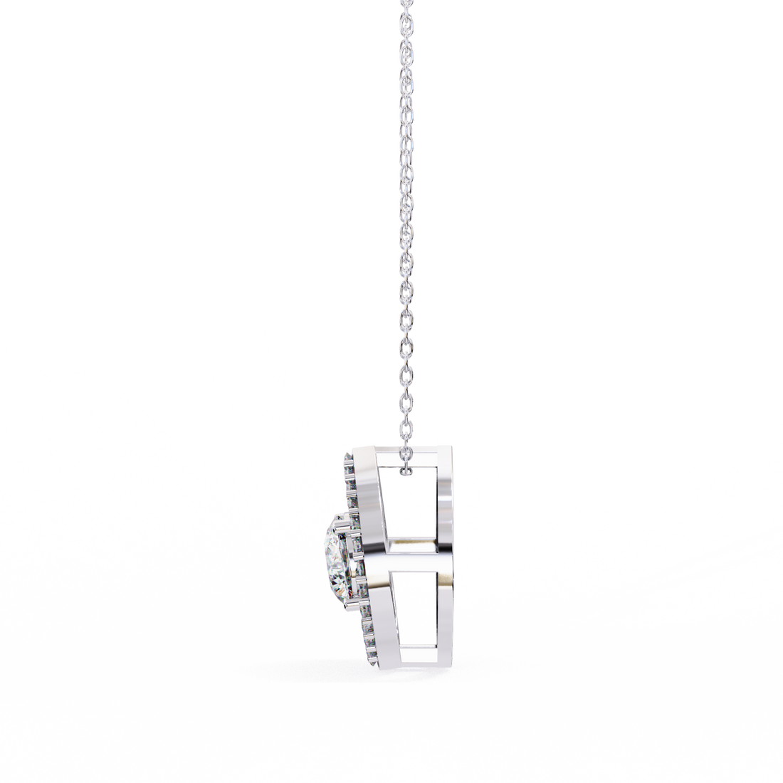 
Sacred Round Diamond Pendant
