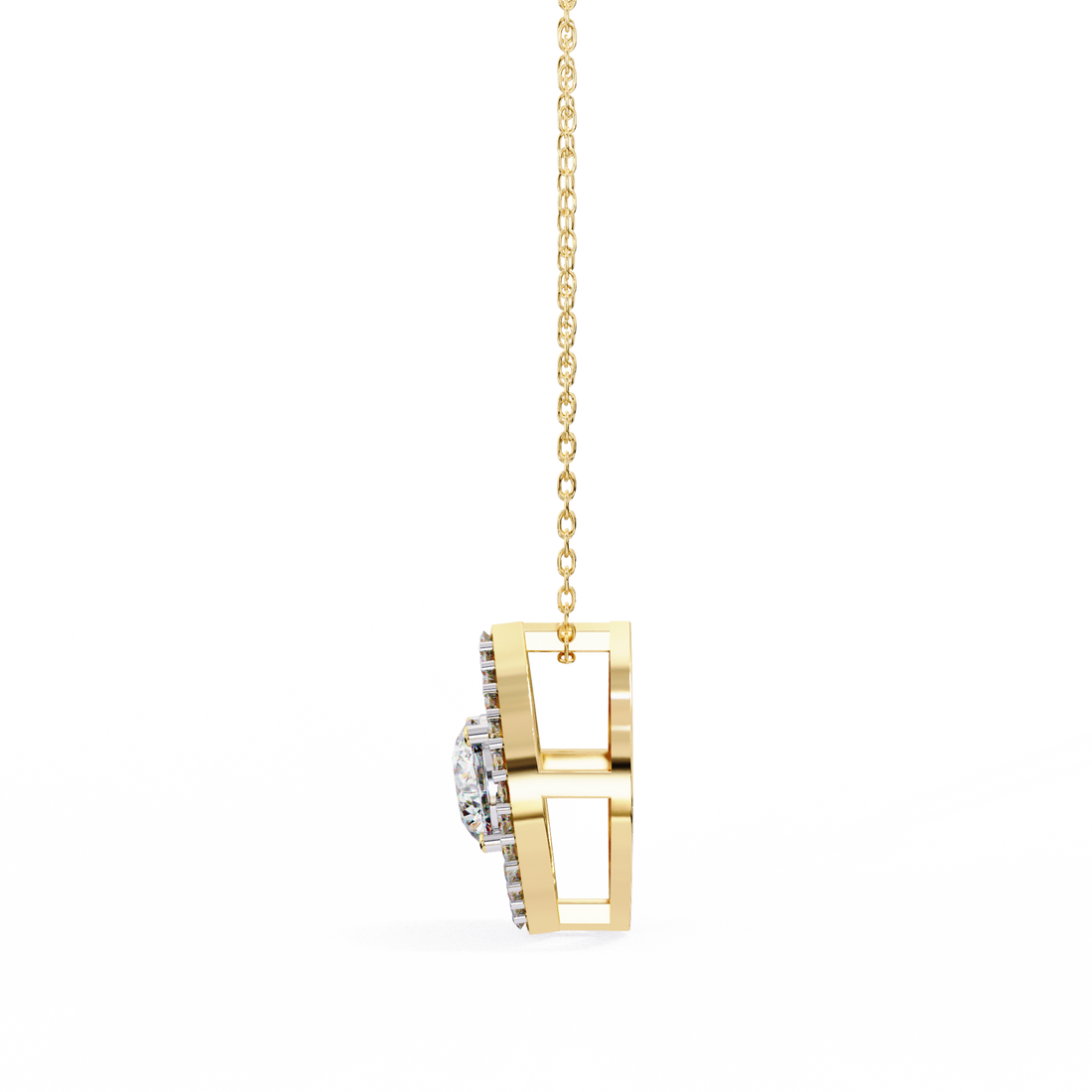 
Sacred Round Diamond Pendant
