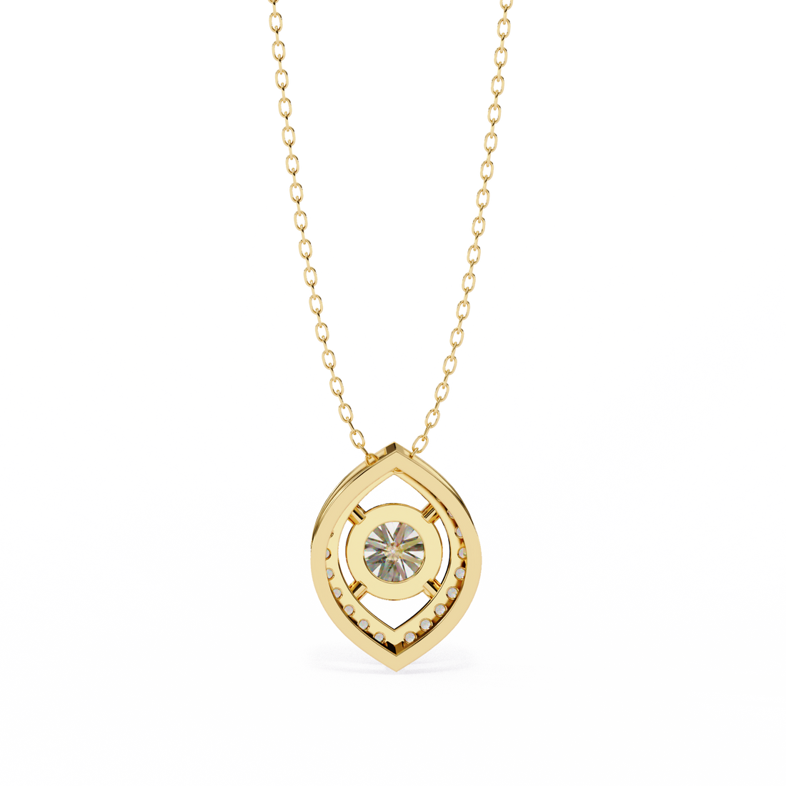 
Sacred Round Diamond Pendant
