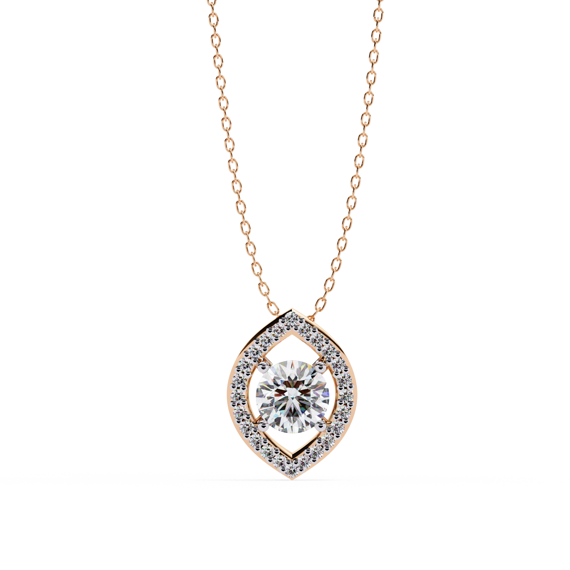 
Sacred Round Diamond Pendant
