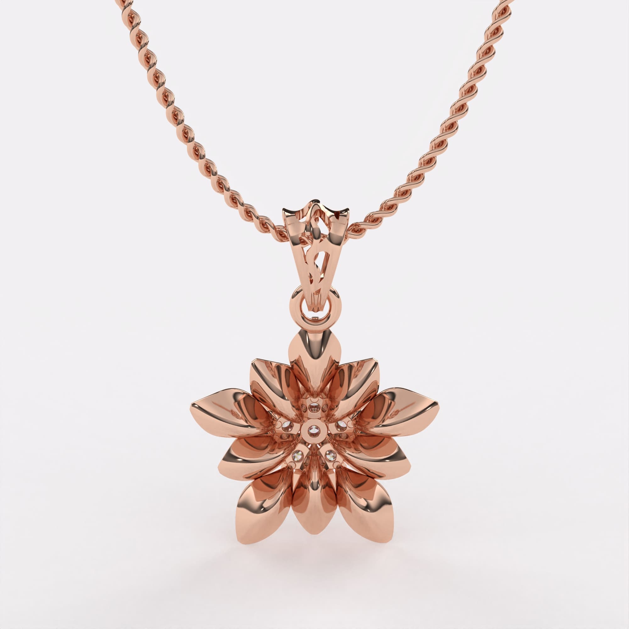 Secret Bloom Diamond Pendant