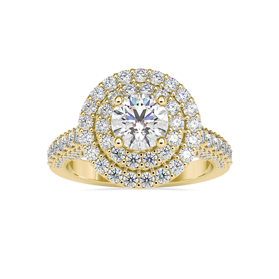 Sensational Halo Diamond Ring