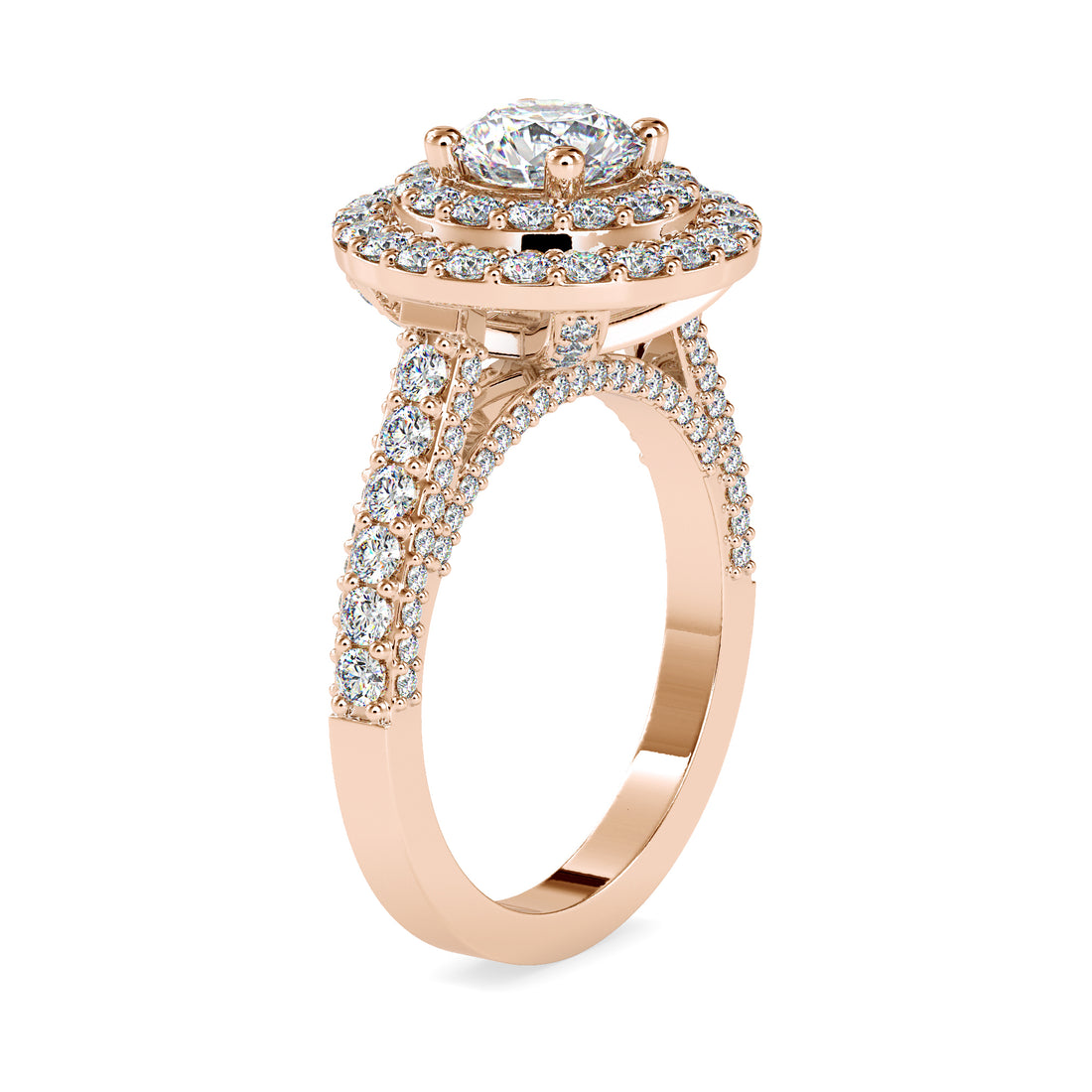 Sensational Halo Diamond Ring 3