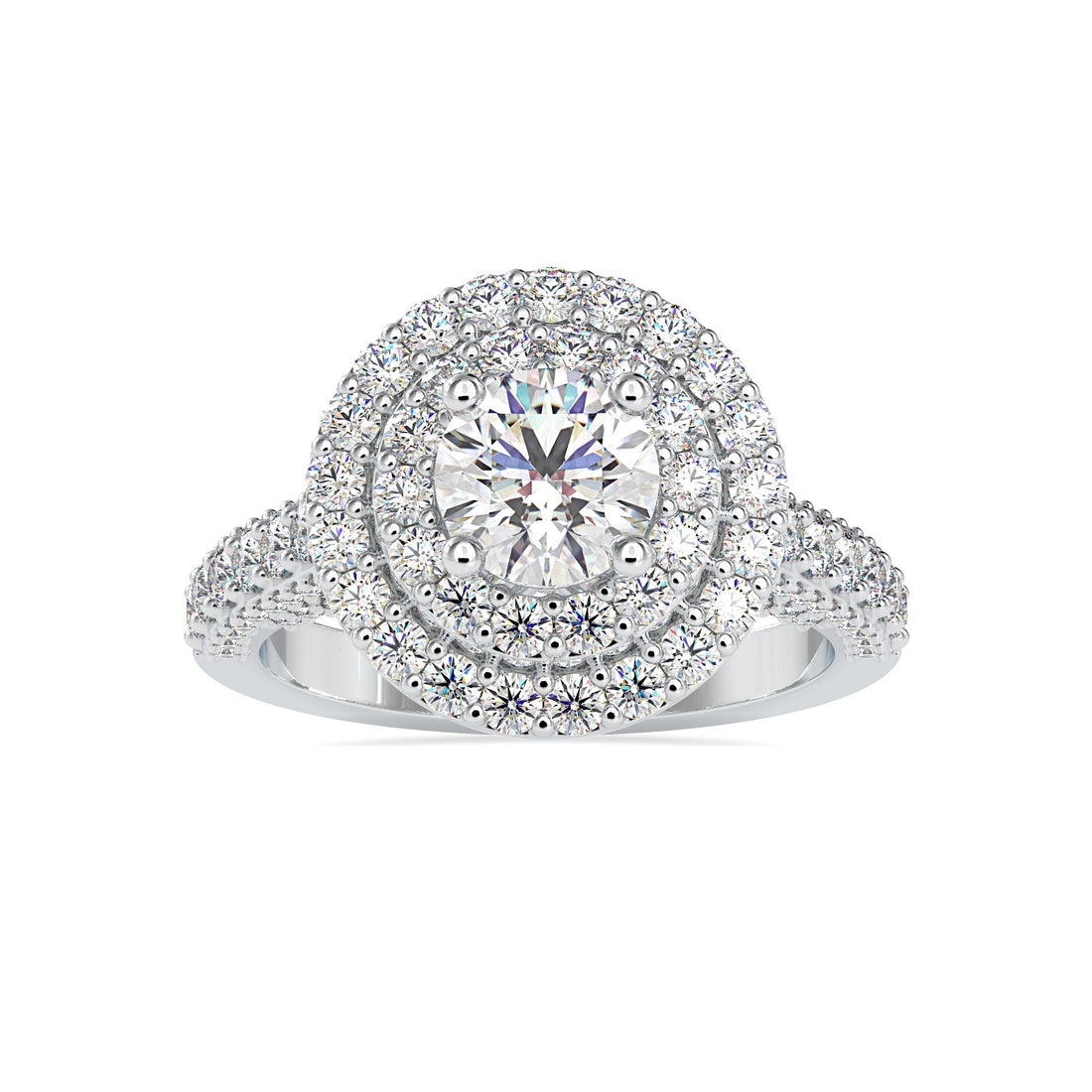 Sensational Halo Diamond Ring 4