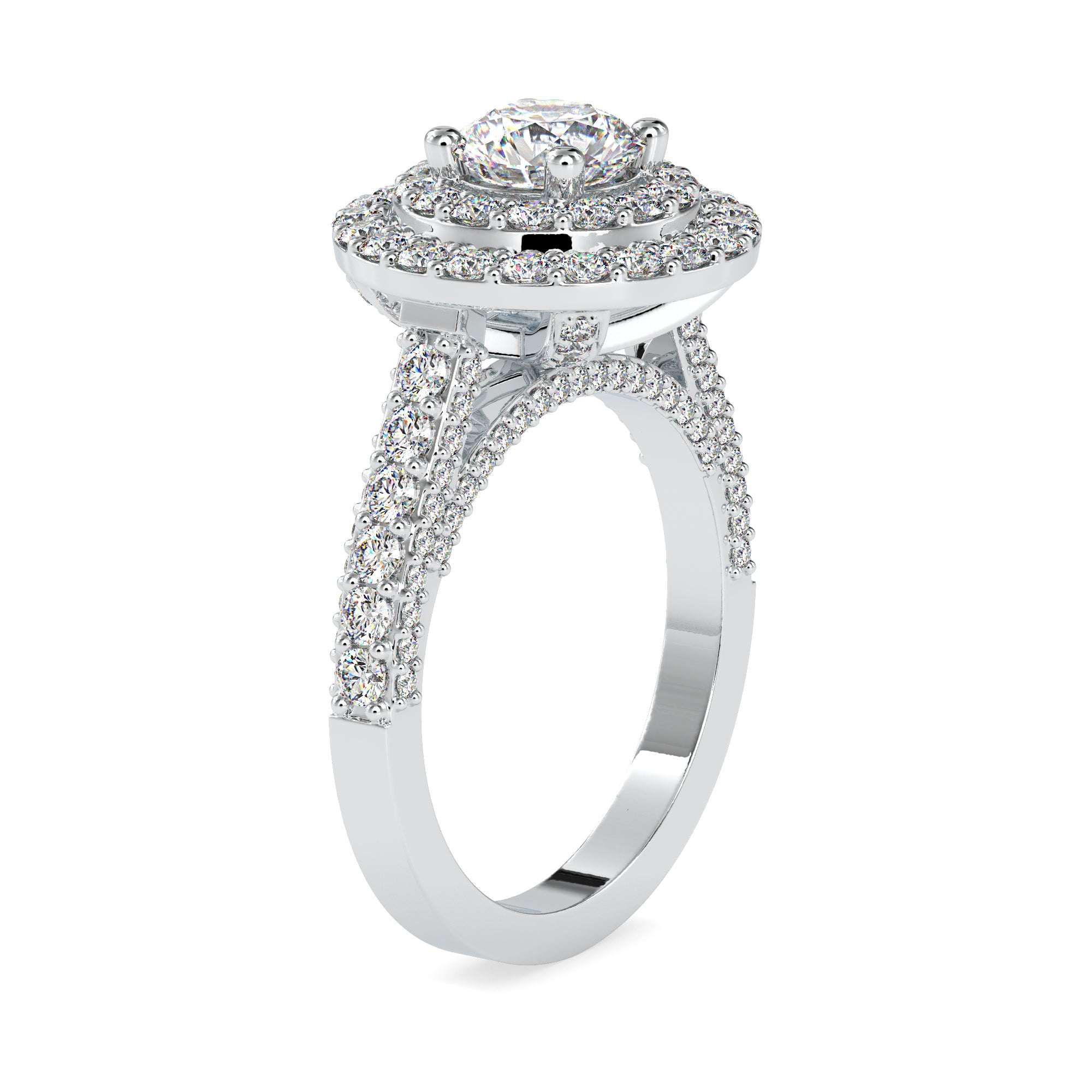 Sensational Halo Diamond Ring 5