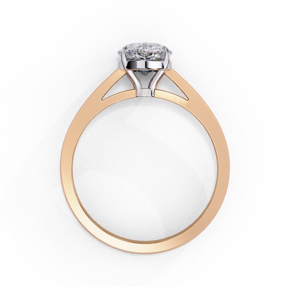 Serene Bloom Solitaire Diamond Ring 4