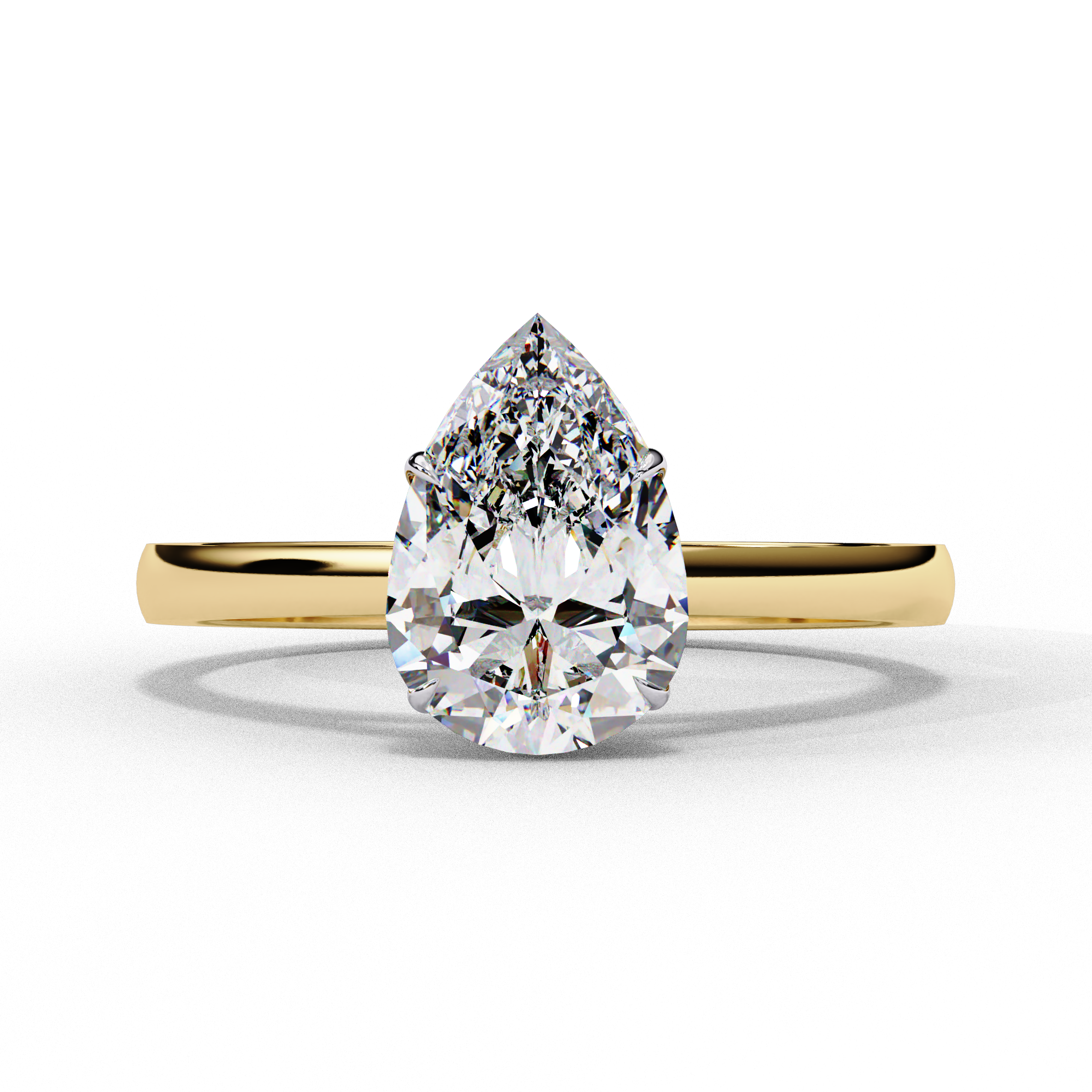 Serene Bloom Solitaire Diamond Ring 5
