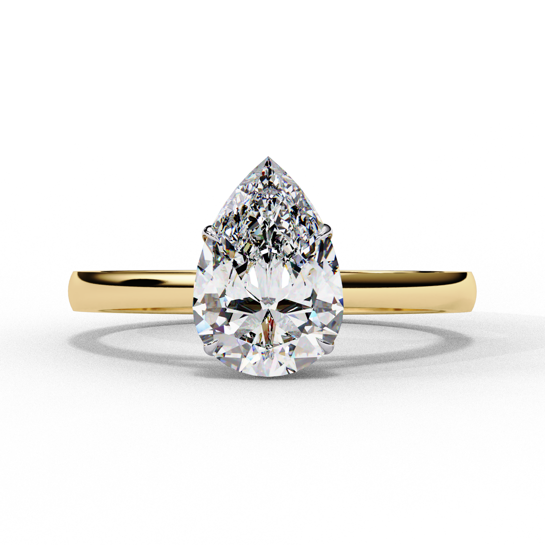 Serene Bloom Solitaire Diamond Ring 5