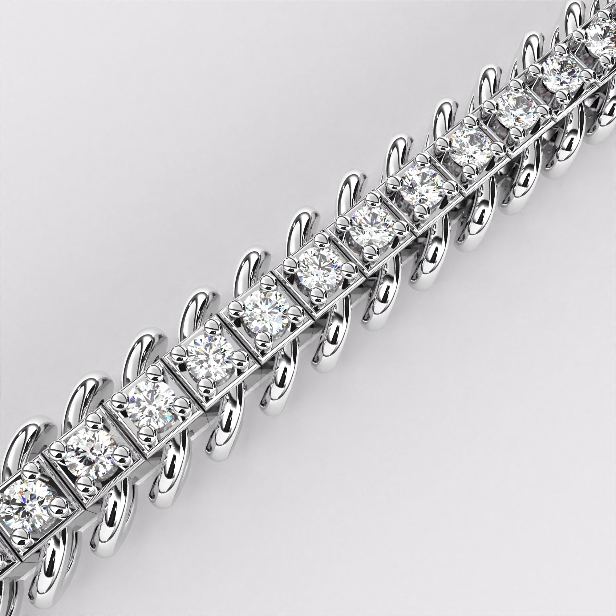 Shimmer Diamond Tennis Bracelet