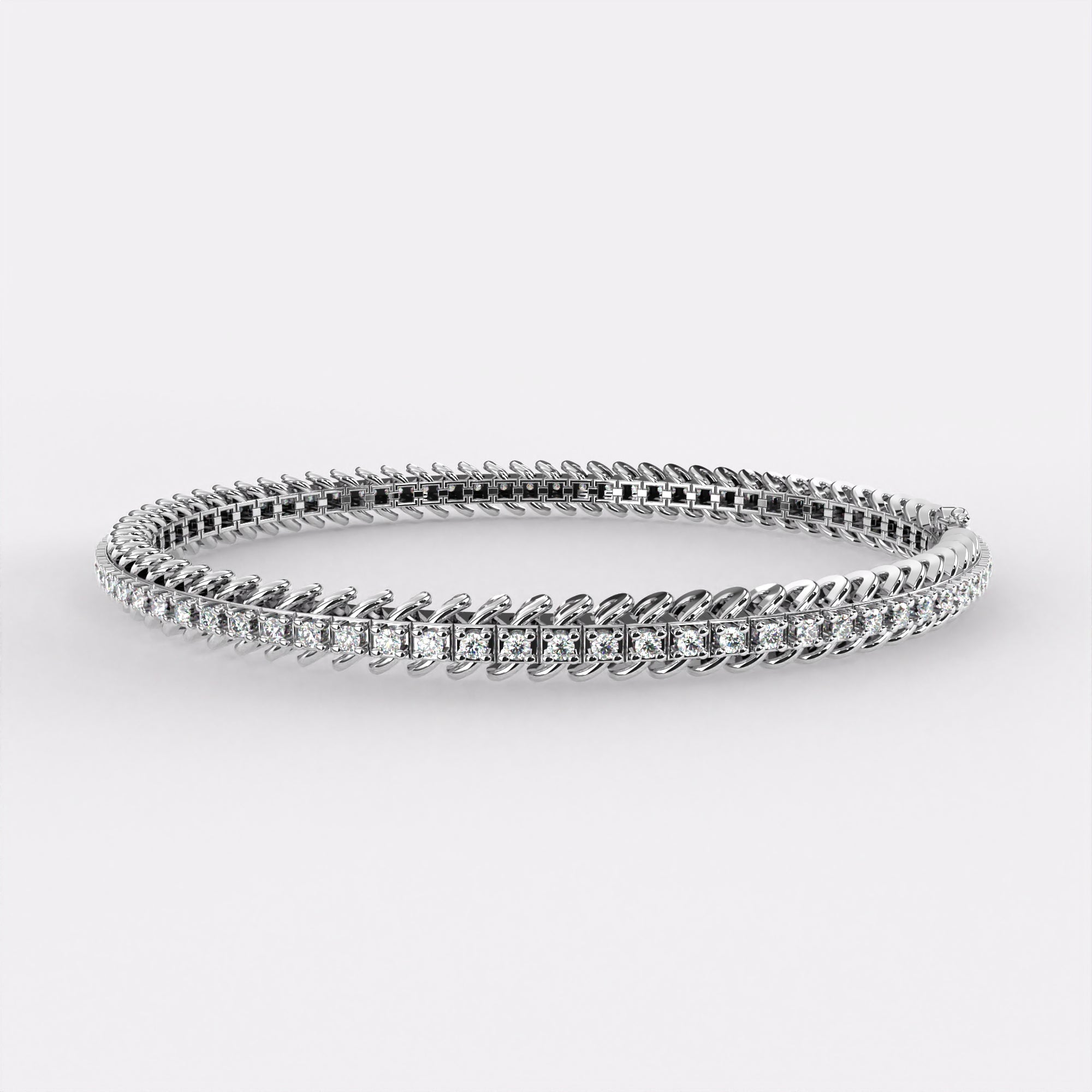 Shimmer Diamond Tennis Bracelet