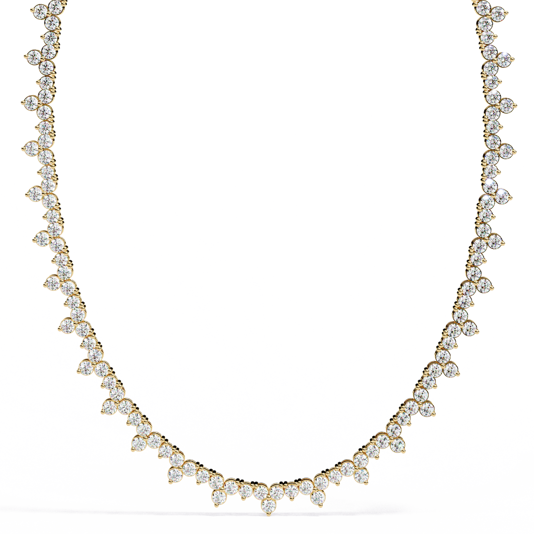 Shimmering Bloom Lab Grown Diamond Necklace(22 inch)