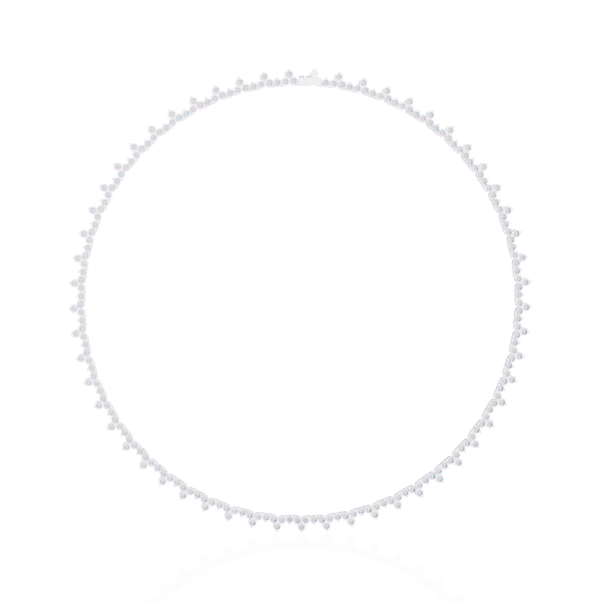 Shimmering Bloom Lab Grown Diamond Necklace(22 inch)