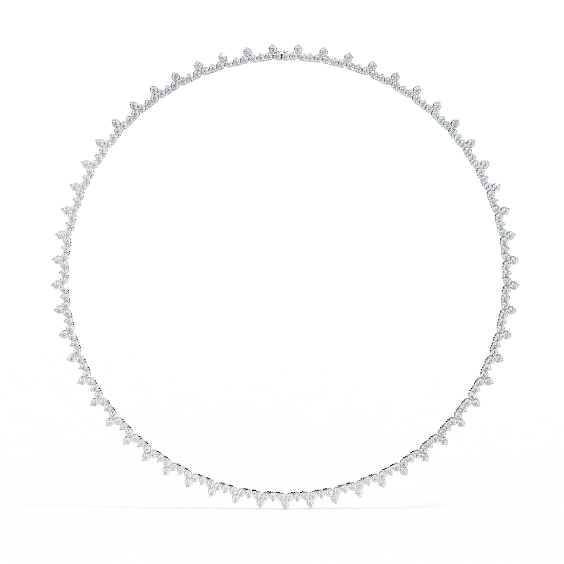 Shimmering Bloom Lab Grown Diamond Necklace(22 inch)