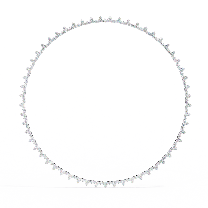 Shimmering Bloom Lab Grown Diamond Necklace(22 inch)